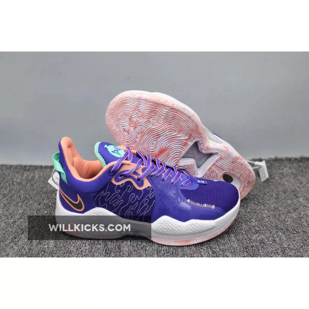 Nike PG 5 Lapis/Blue Void/Crimson Bliss CW3143-400 Restock