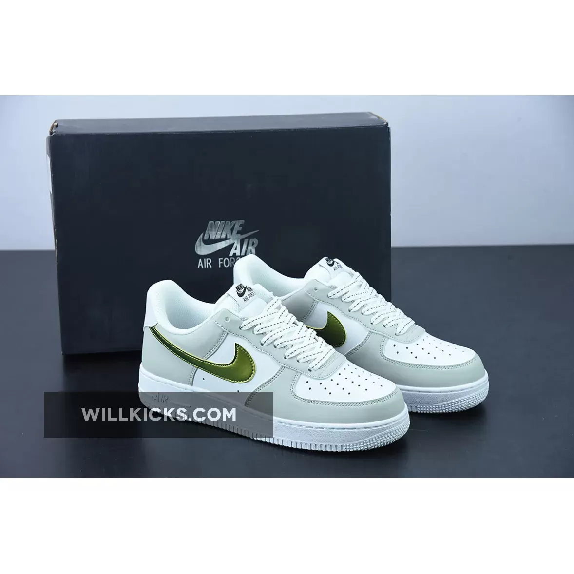 Nike Air Force 1 07 LV8 Grey Gold