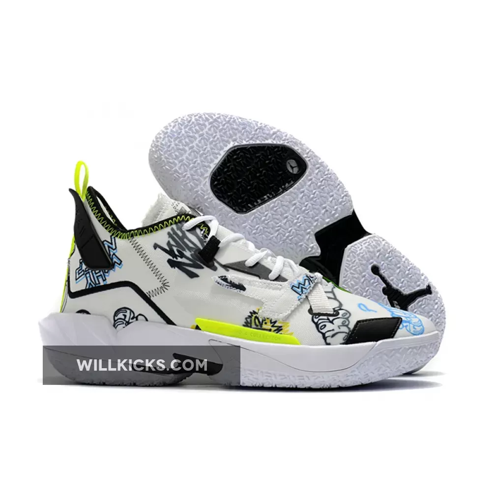 Jordan Why Not Zer0.4 White/Volt-Multi-Color DD4886-007 / jordan why not zer0.4