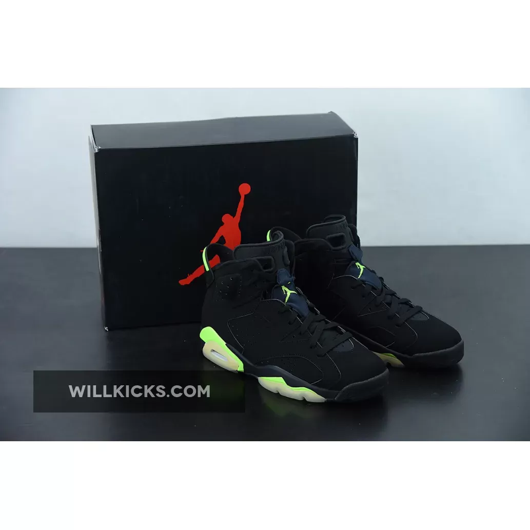 Air Jordan 6 Black/Electric Green CT8529-003, jordan 11 electric