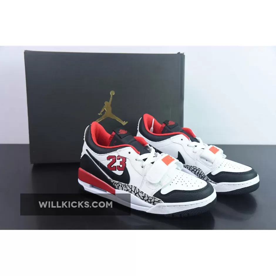 Jordan Legacy 312 Low 23 White/Black-Red FJ7221-101 New Releases