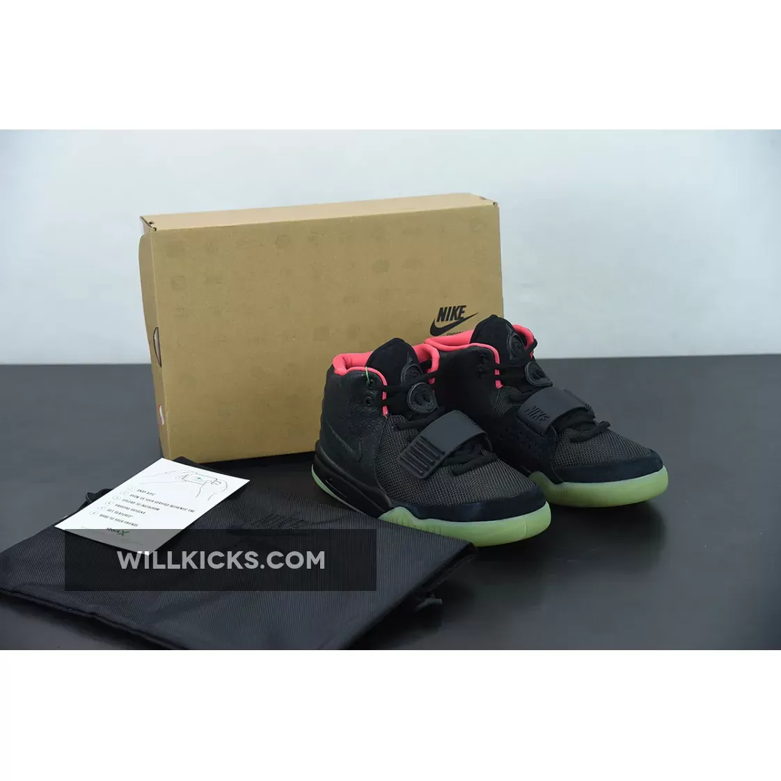 Nike Air Yeezy 2 NRG Black Solar Red 508214-006 - yezzy 2 solar