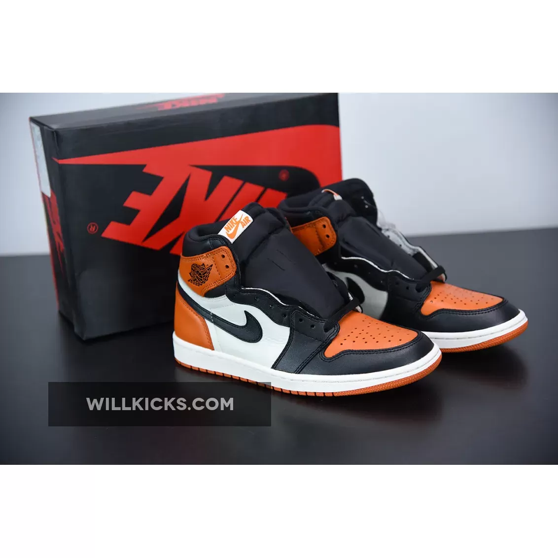 Air Jordan 1 Retro High OG 'Shattered Backboard' Black/White-Team Orange / jordan 1 orange backboard