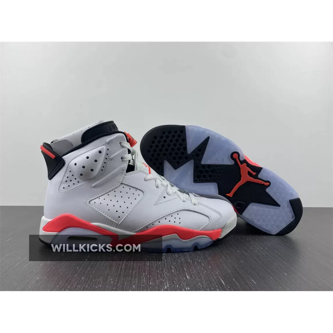 Air Jordan 6 Retro 'Infrared White' 384664-123 - jordan 6 white infared