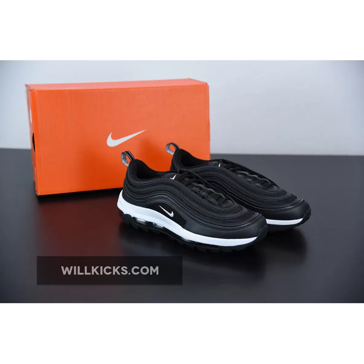 Air Max 97 Golf Shoes - Nike Air Max 97 Golf Black White CI7538-002