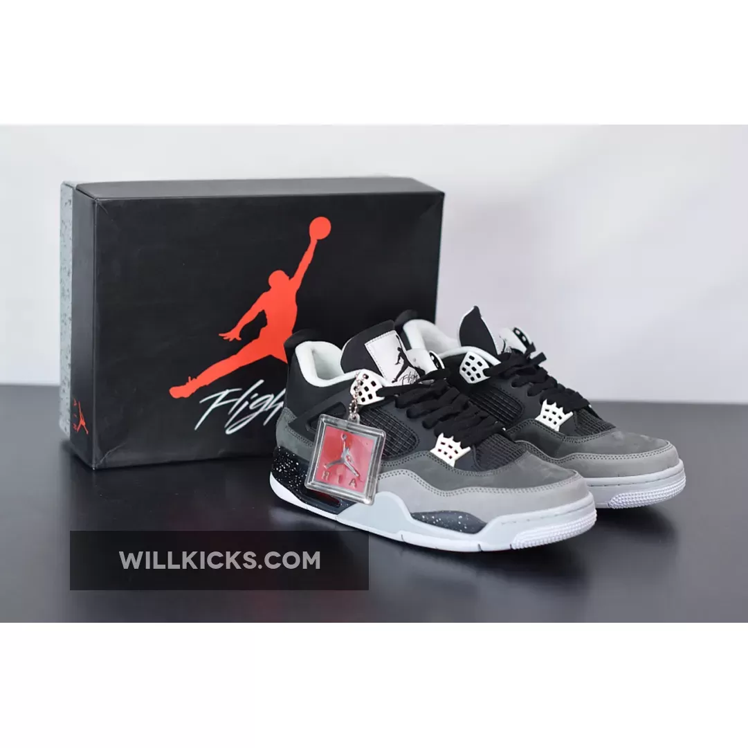 Air Jordan 4 'Fear' Black/White– Cool Grey-Pure Platinum 626969-030 / jordan 4 platinum