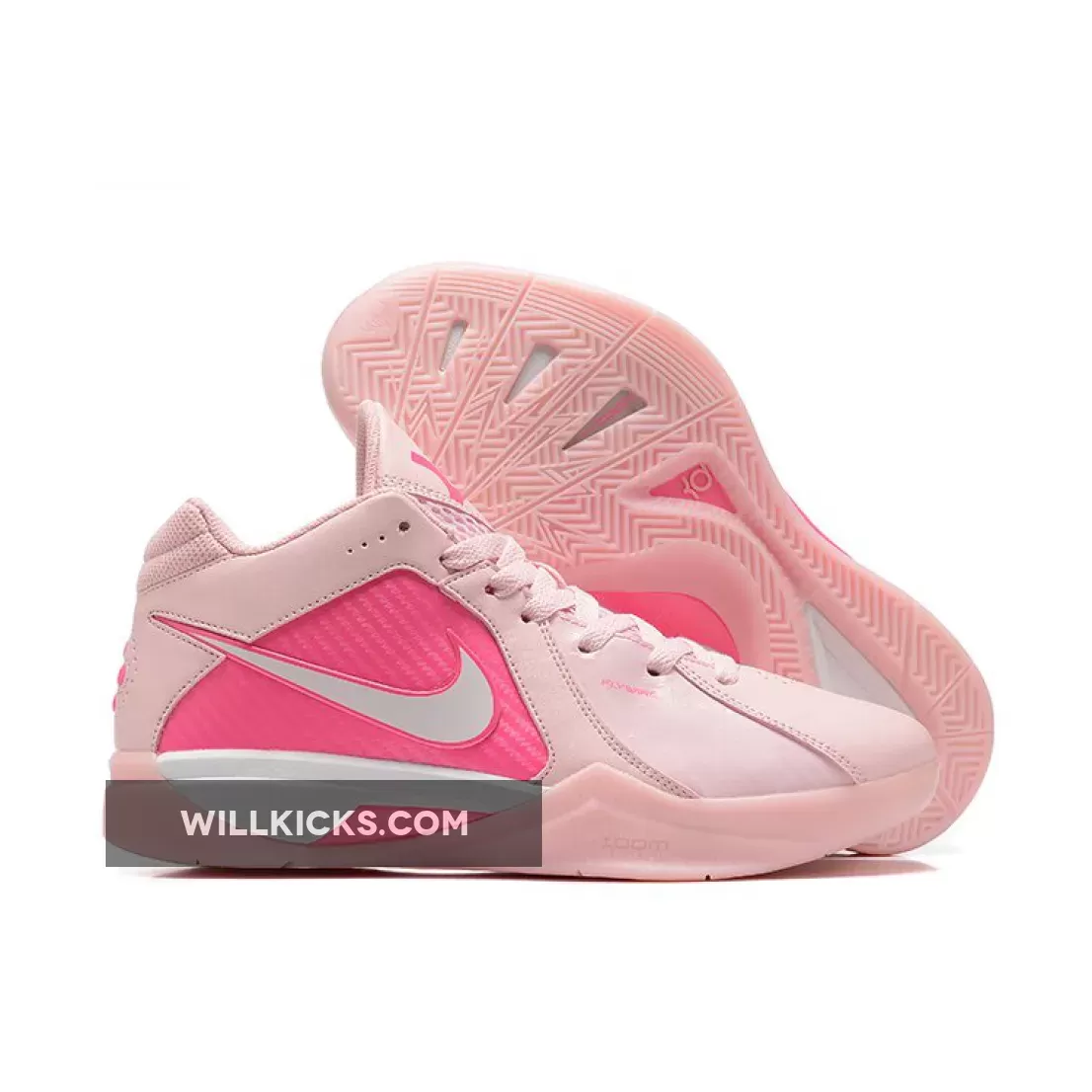 Nike KD 3 Retro 'Aunt Pearl' Medium Soft Pink/White FJ0892-600 #aunt pearl kd 3