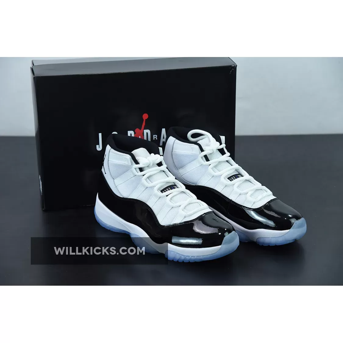 Air Jordan 11 Retro 'Concord' White/Black/Dark Concord 378037-100, dark concord jordans