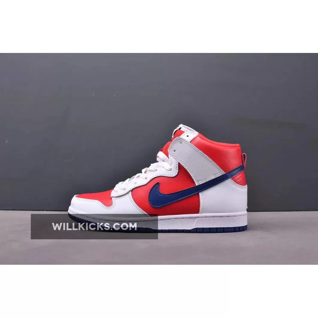 Nike Dunk High Rapid Varsity Red / Nike Dunk High Red And Blue 305287-141