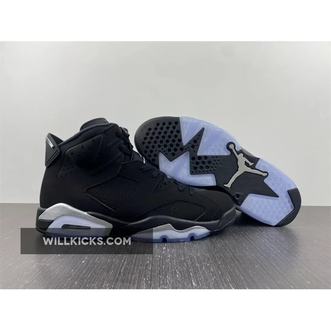 Air Jordan 6 'Chrome' Black/Metallic Silver #metallic silver jordan 6