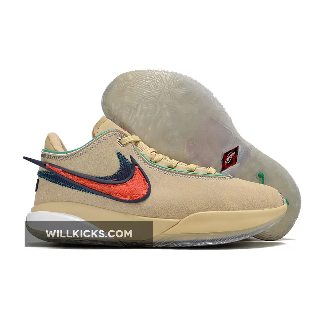 Nike LeBron 20 "Four Horsemen" Sesame/Light Crimson DV9090-200