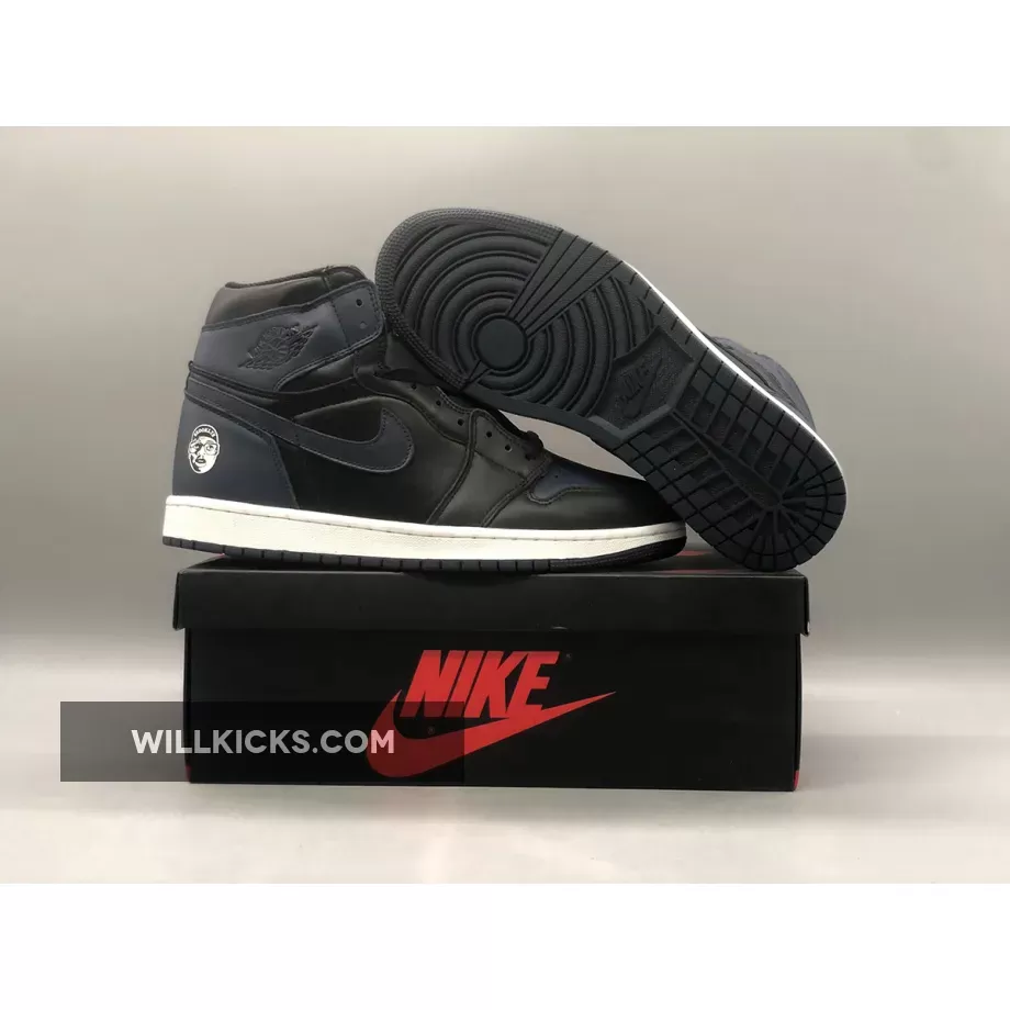 The Spike Lee x Air Jordan 1 Retro High OG Midnight Navy/Black-White / jordan 1 spike lee