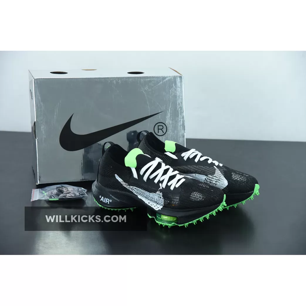 Nike Air Zoom Tempo Off White Off-White x Nike Air Zoom Tempo NEXT% Black/White-Scream Green CV0697-001