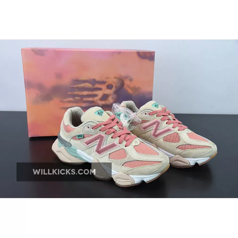 Joe Freshgoods x New Balance 9060 'Inside Voices' Ivory Cream/Blossom U9060JF1 - new balance 9060 pink blue