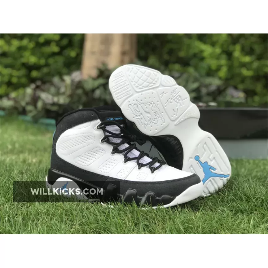 Air Jordan 9 White/Black-University Blue CT8019-140 / university blue 9