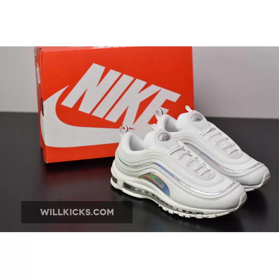 All White Air Max 97 Womens / Nike Air Max 97 White Metallic Silver WMNS CJ9706-100