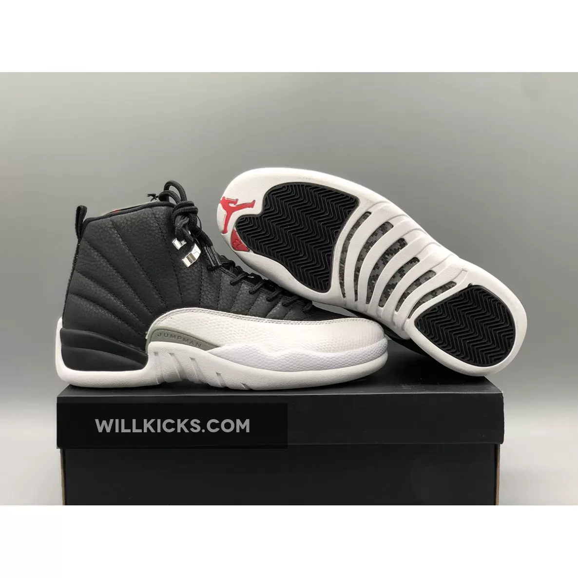 Air Jordan 12 'Playoffs' Black/Varsity Red-White CT8013-006 / jordan retro 12 black/varsity red-white