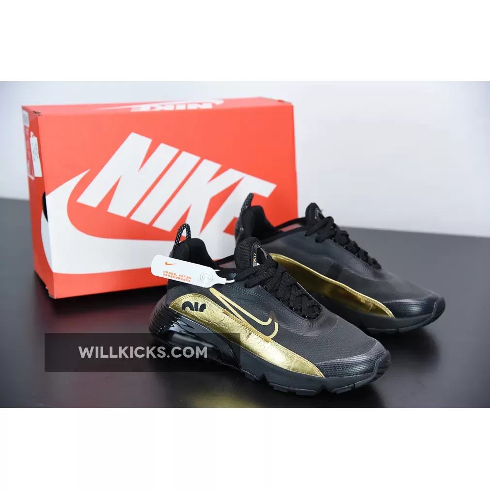 Nike Air Max 2090 Black Metallic Gold DC4120-001 Restock