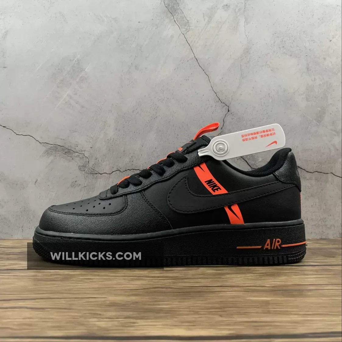 Nike Air Force 1 Lv8 KSA Black Orange CT4683-001 Restock