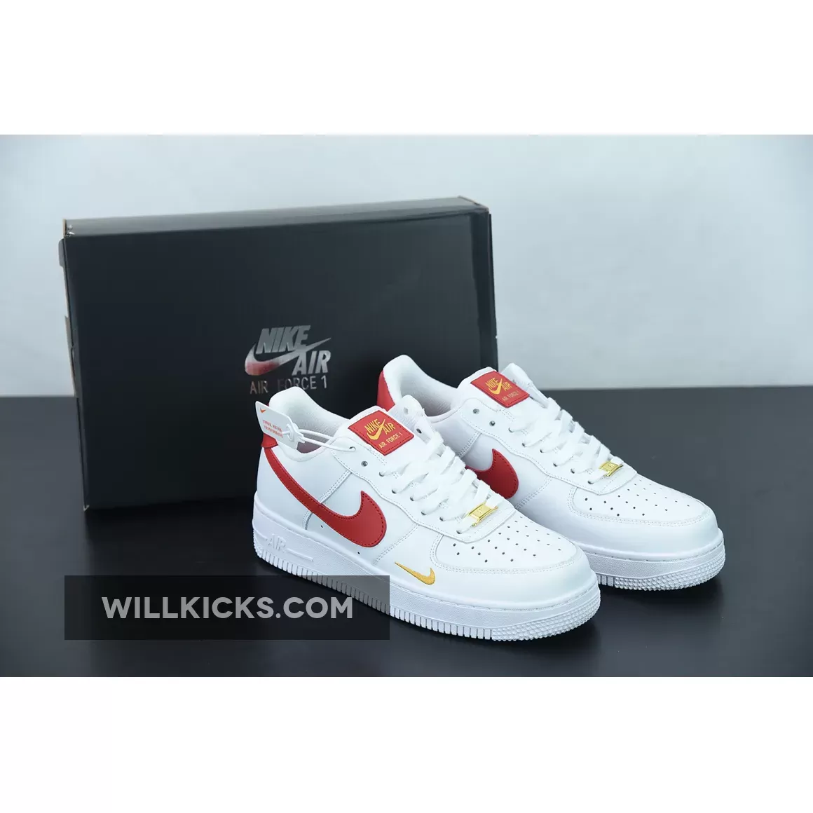 Nike Air Force 1 '07 Essential White/Gym Red / air force ones white and red