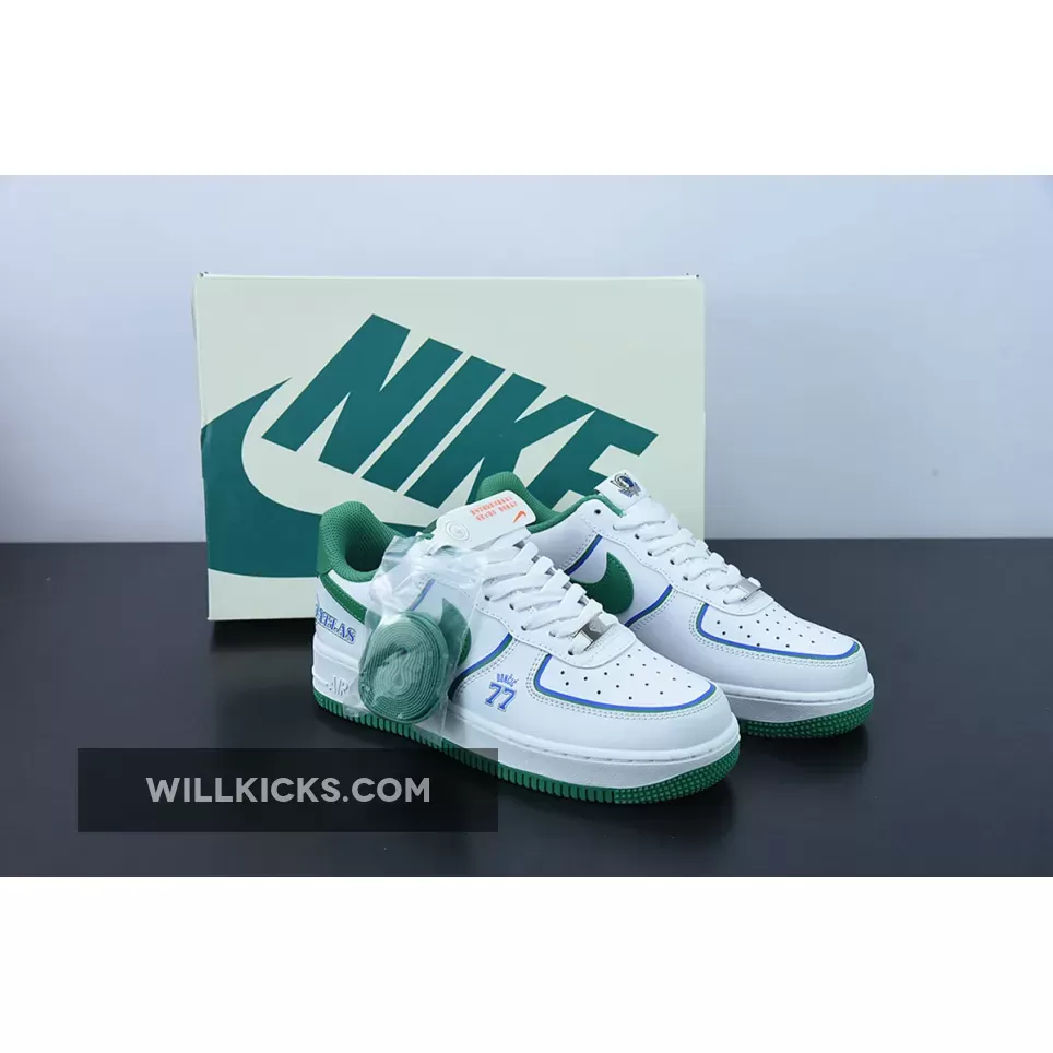 Nike Air Force 1 'Dallas' White Green 1675864773 New Releases