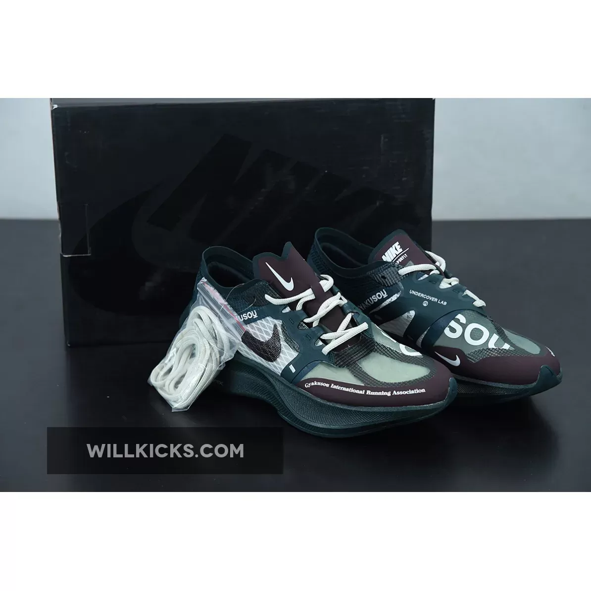 Gyakusou X Nike ZoomX Vaporfly NEXT% 2 Midnight Spruce/Sail/Deep Burgundy CT4894-300 Online Sale