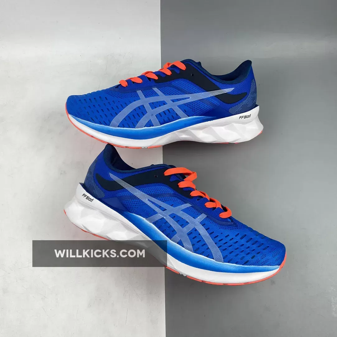 Asics Men's Novablast Running Shoes Directoire Blue/White 1011A778-400 Restock