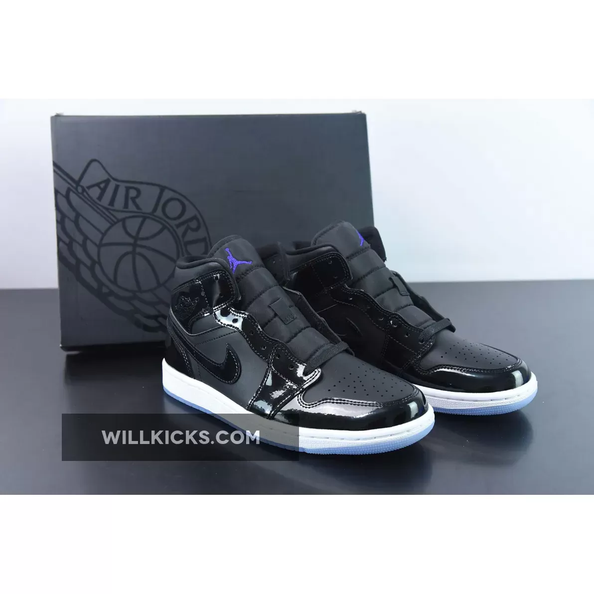 Air Jordan 1 Mid 'Space Jam' Black/Dark Concord-White DV1308-004 To Buy