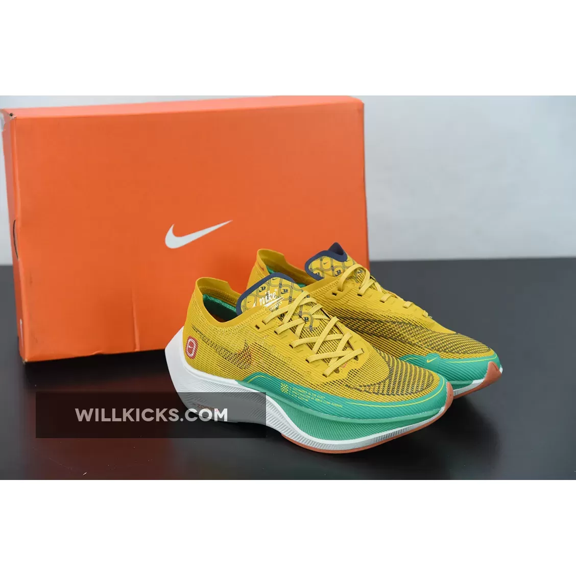 Nike ZoomX Vaporfly Next% 2 Dark Sulfur/Stadium Green / nike zoomx vaporfly next 2 dark sulfur