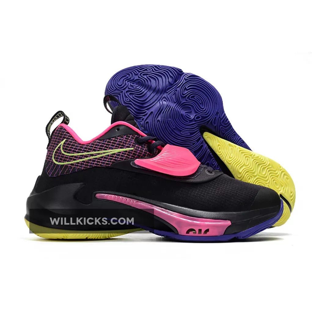 Nike Zoom Freak 3 Cave Purple/Light Lemon Twist/Pink Blast | FREAK 3 PINK