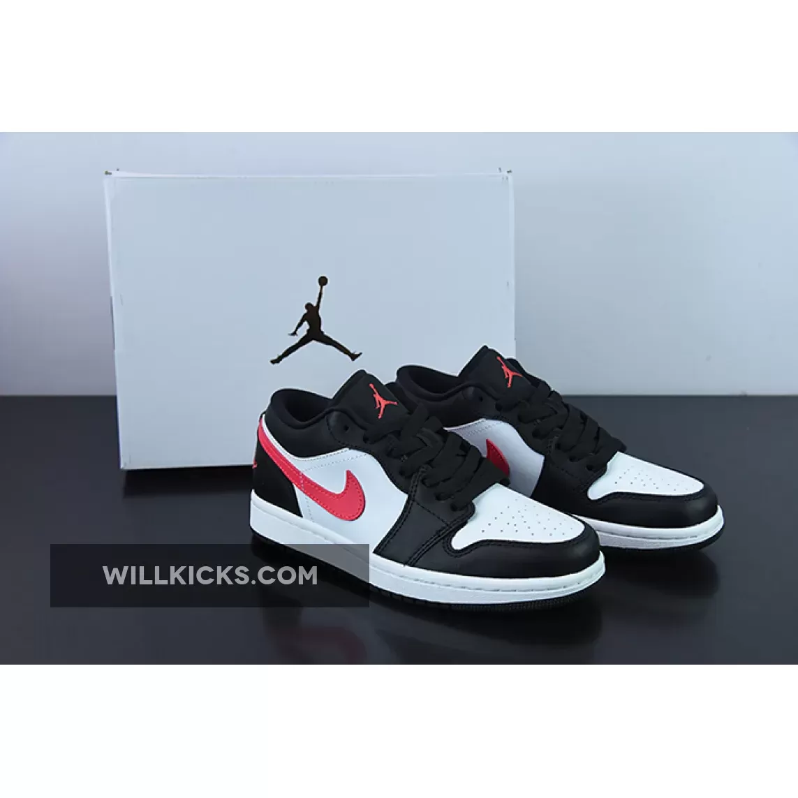 Air Jordan 1 Low Black/Siren Red-White DC0774-004, siren red jordan 1