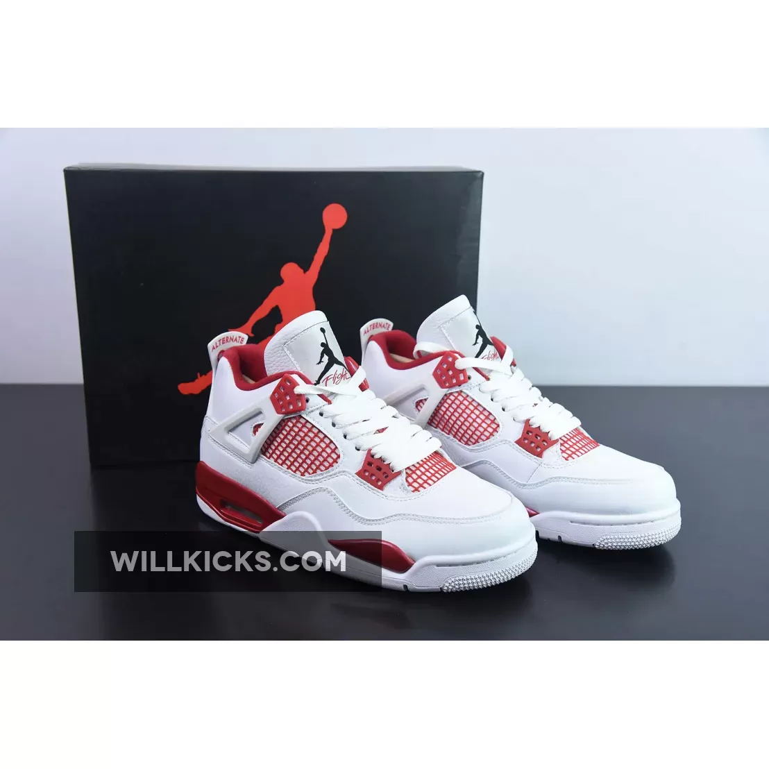 Air Jordan 4 'Alternate '89' White/Black-Gym Red 308497-106 / air jordan 4 retro - 308497 106