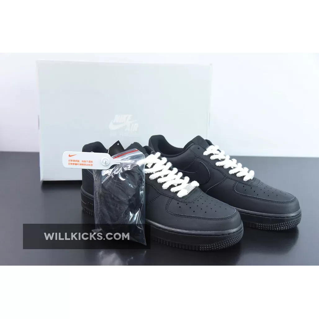 Nike Air Force 1 Low '07 Triple Black 315122-001 1683789135 New Releases