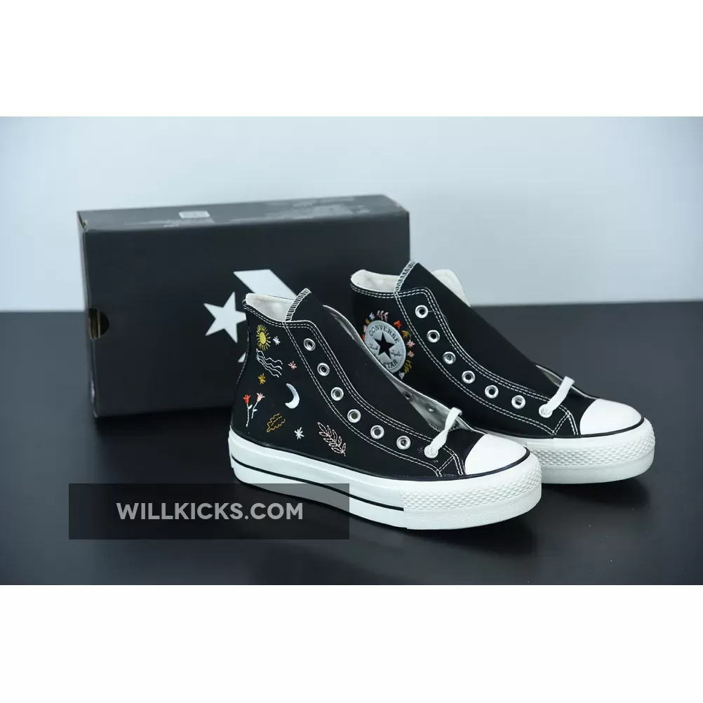 Converse Chuck Taylor All Star Platform It's Okay To Wander Hi Black - it's ok to wander platform