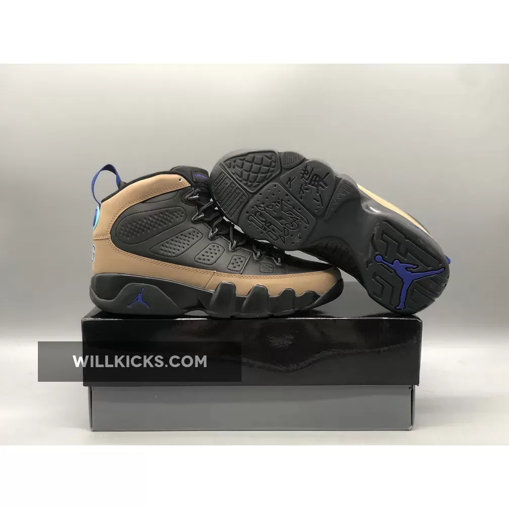 Air Jordan 9 'Olive Concord' Black/Bright Concord-Olive CT8019-034 / jordan 9 olive concord