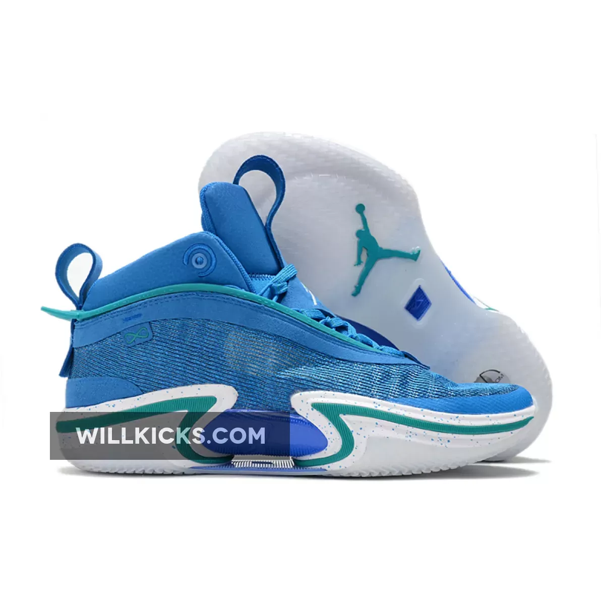 Luka Doncic x Air Jordan 36 PE Blue White Green, luka doncic jordan shoes 2021