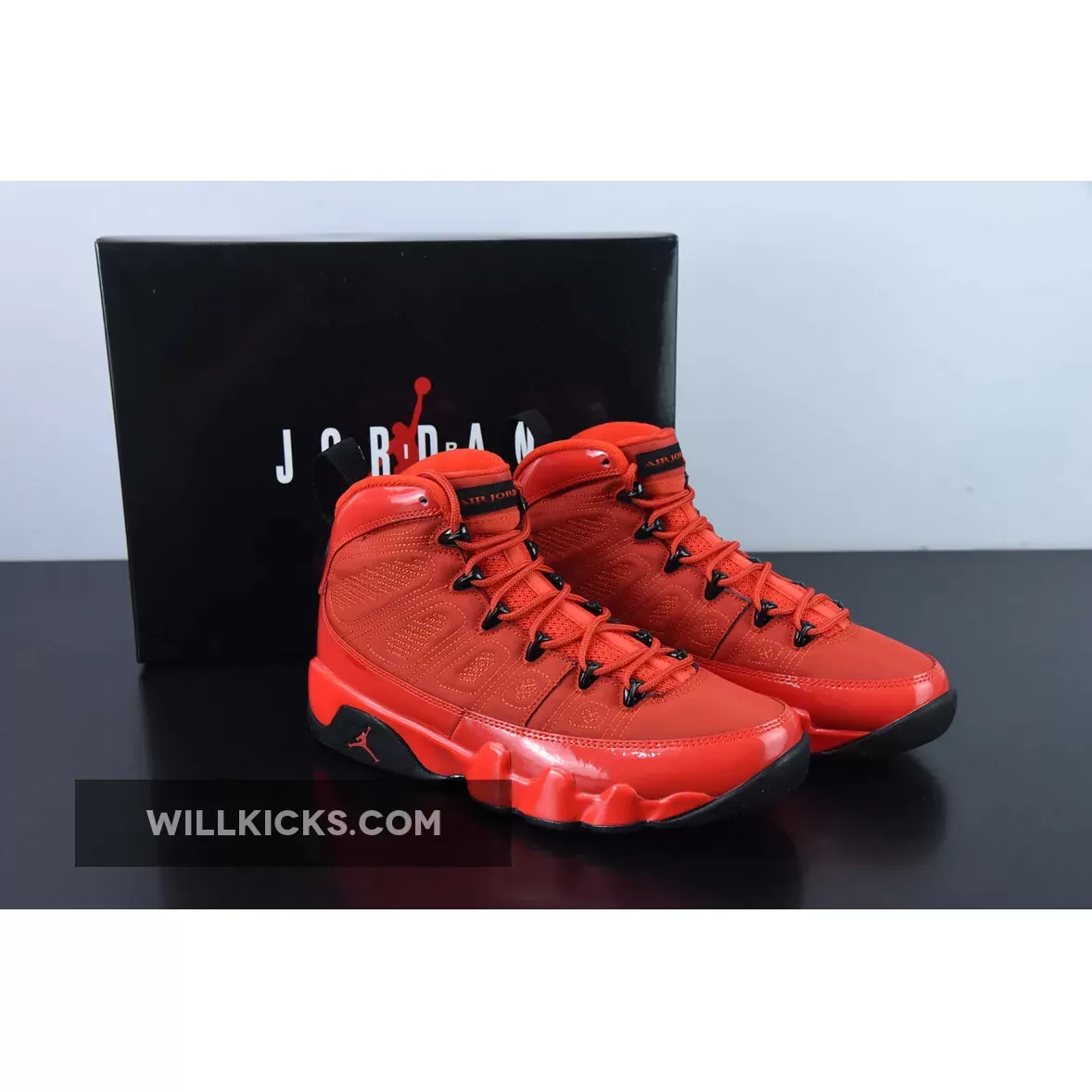 Air Jordan 9 Chile Red/Black CT8019-600 #all red 9