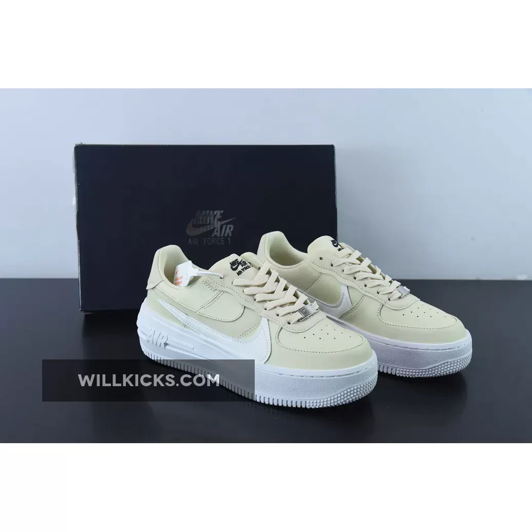 Nike Air Force 1 PLT.AF.ORM Fossil DJ9946-200 / nike air force 1 plt.af.orm fossil