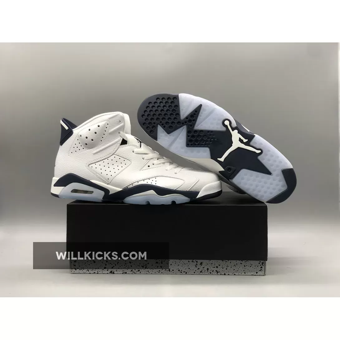 Air Jordan 6 White/Midnight Navy CT8529-141 / jordan 6's 2022