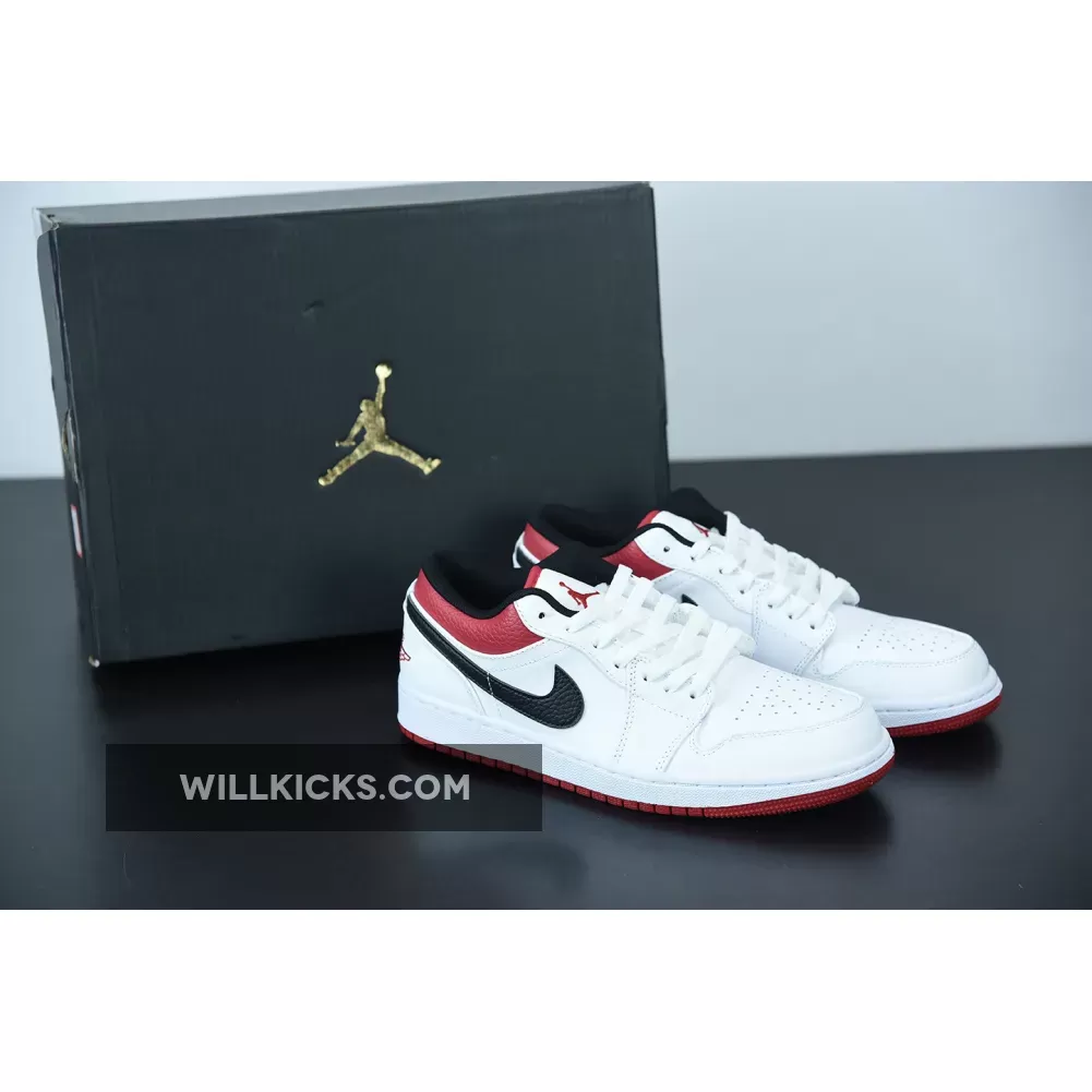 Air Jordan 1 Low 'White Gym Red' 553560-118 / air jordan 1 low white gym red