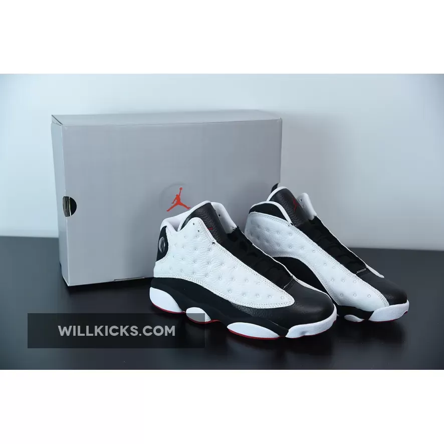 Air Jordan 13 'He Got Game' White/Black-True Red 414571-104 Online Sale