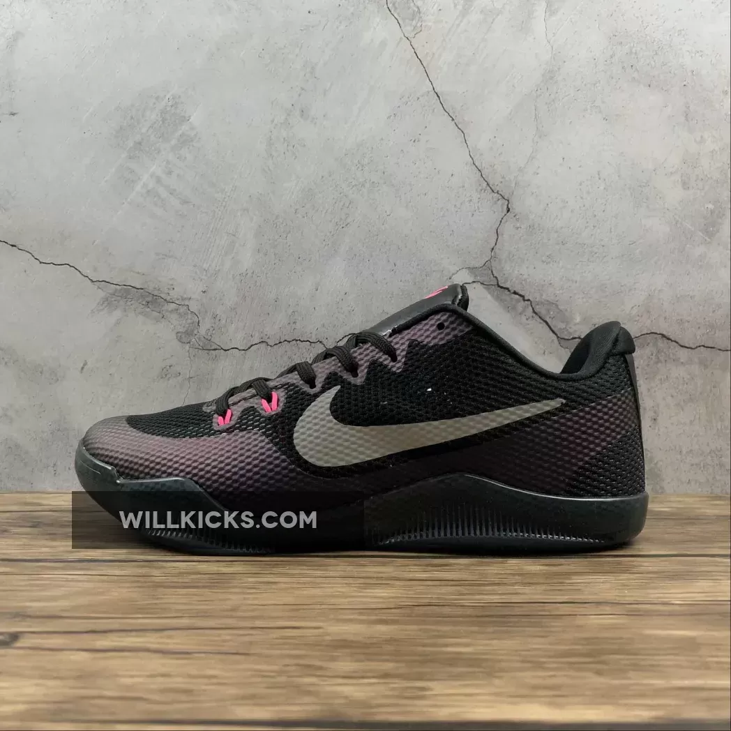 Nike Kobe 11 Low 'Invisibility Cloak' Black/Hyper Pink-Metallic Silver 836184-005 / kobe invisibility cloak