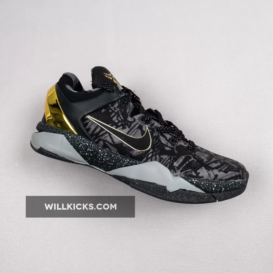 Nike Kobe 7 System Prelude 'London' Cool Grey/Metallic Gold-Black - Kobe 7 Prelude