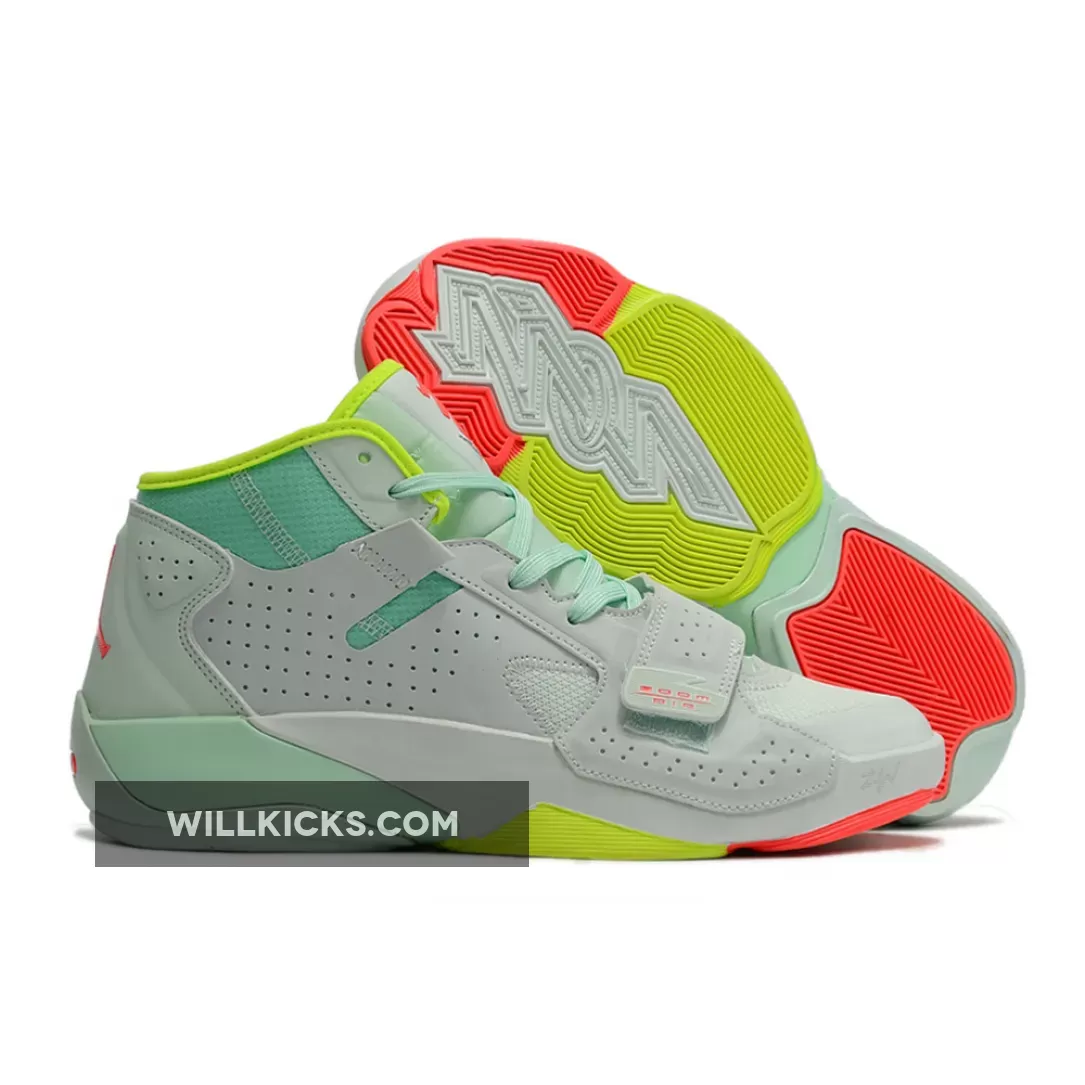 Jordan Zion 2 Barely Green/Flash Crimson-Volt-Mint Foam DO9161-367 Outlet