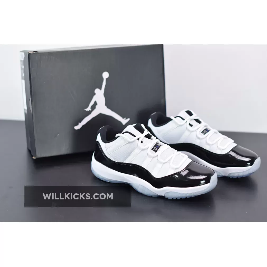 Air Jordan 11 Retro Low White/Black-Concord 528895-153 New Releases