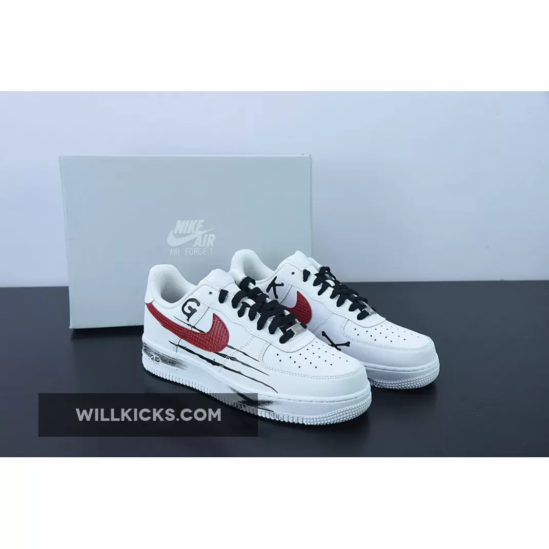 Nike Air Force 1 Low White Red Black 1675864386