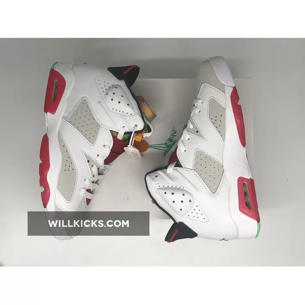 Air Jordan 6 'Hare' Neutral Grey/White/True Red/Black #jordan 6 size 8