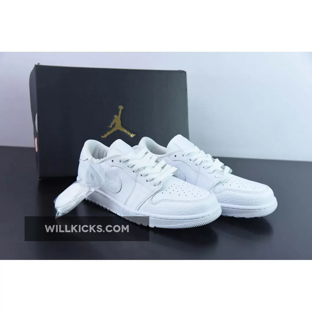 Air Jordan 1 Low Golf 'White Croc' DD9315-110 To Buy