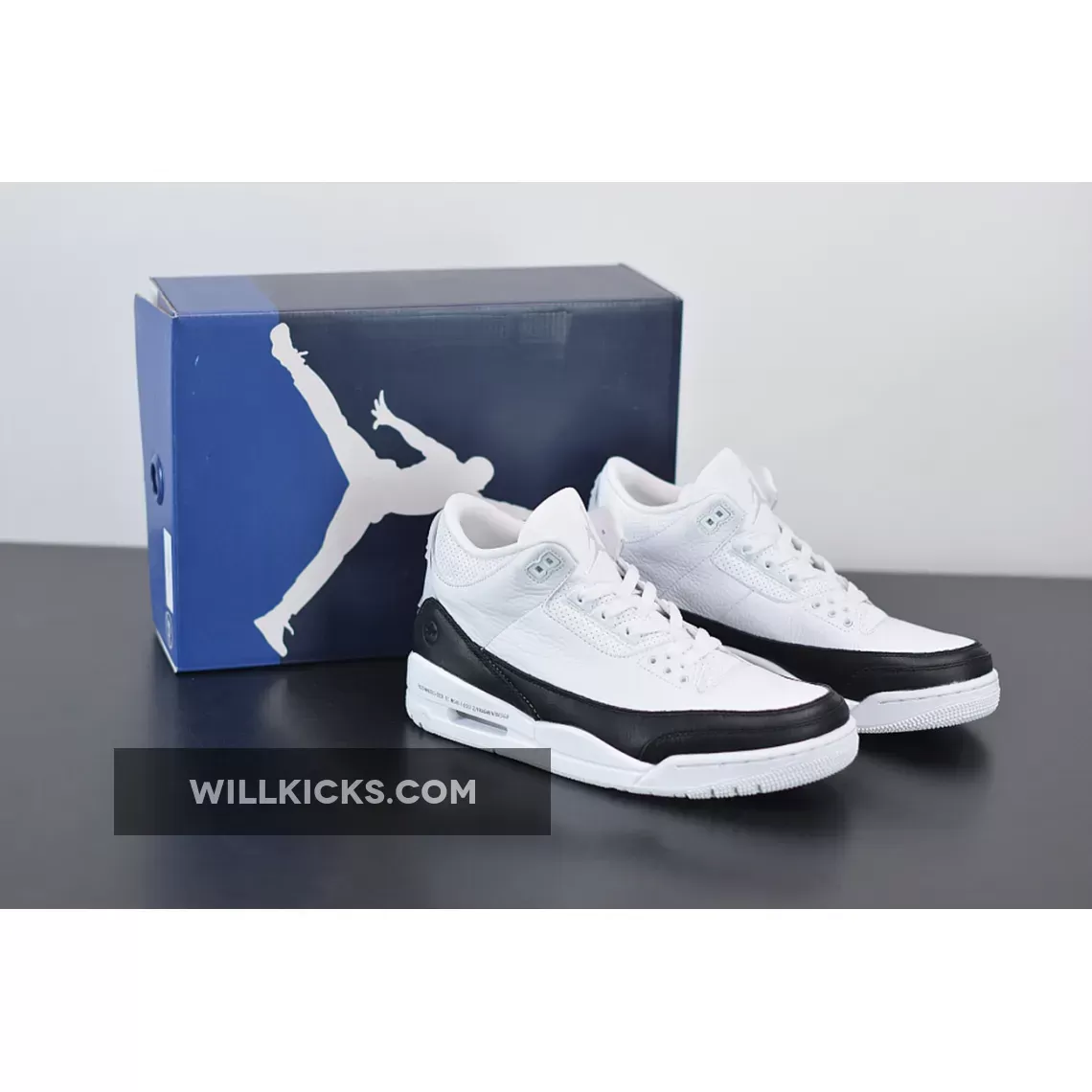 Fragment x Air Jordan 3 White/Black-White DA3595-100 - fragment 3