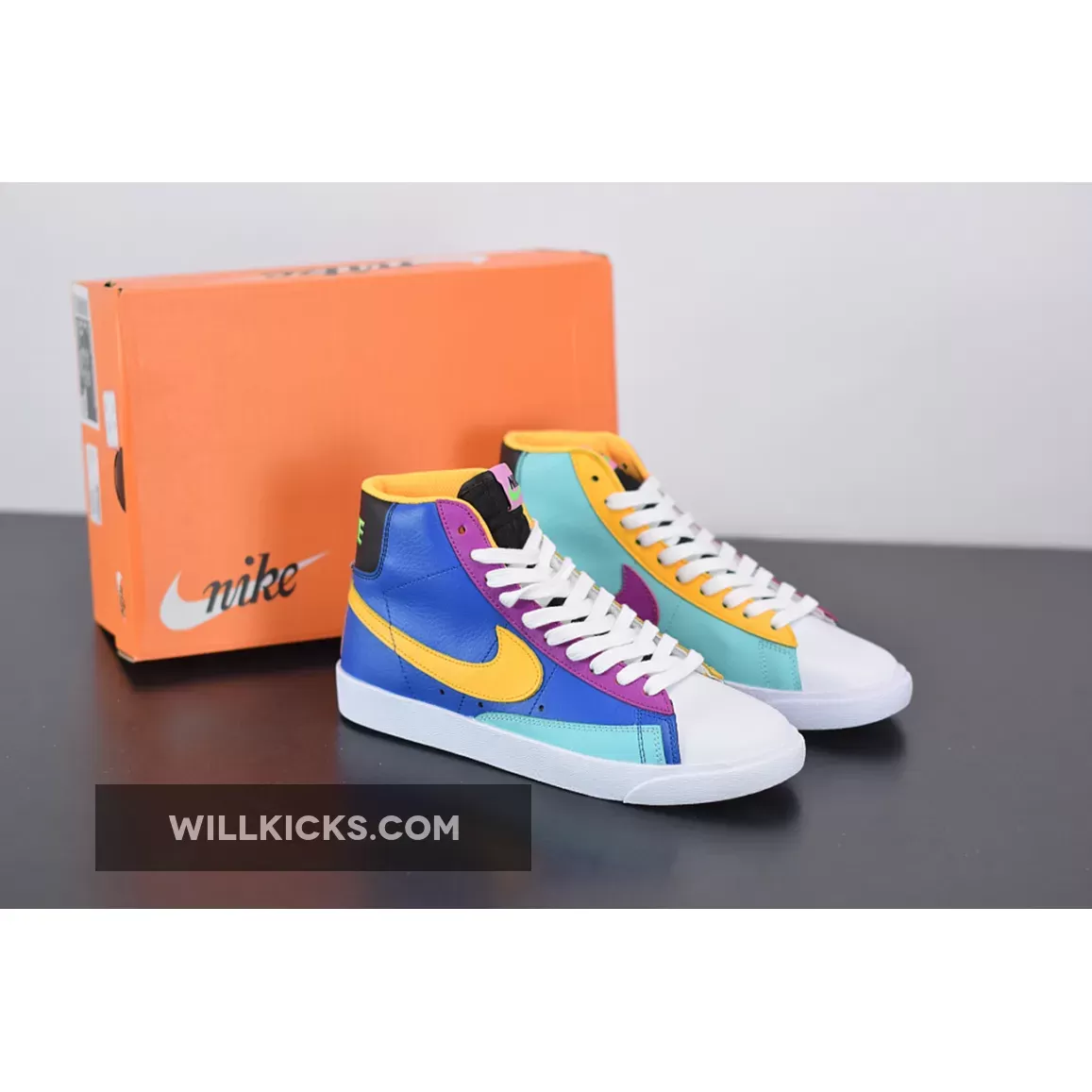 Nike Blazer Mid GS Multi Battle Blue WMNS CZ9441-400